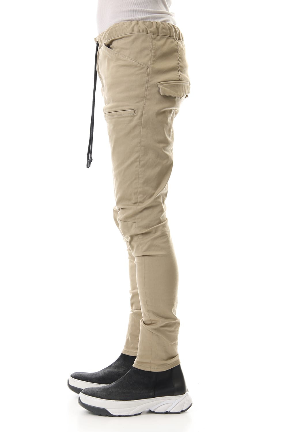 SLIM EASY PANTS Beige