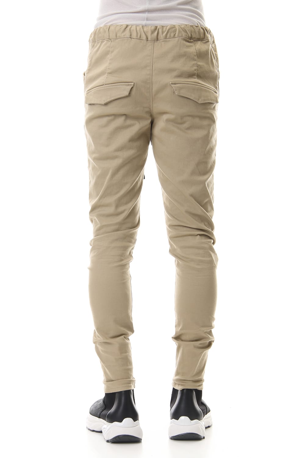 SLIM EASY PANTS Beige