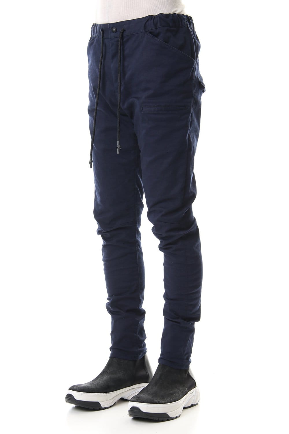 SLIM EASY PANTS Navy