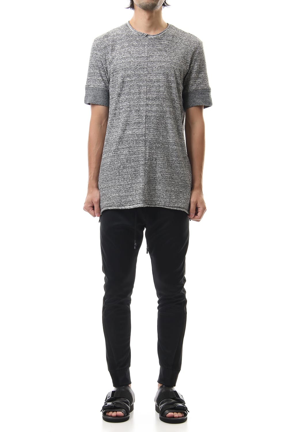 LEATHER LINE JERSEY Black