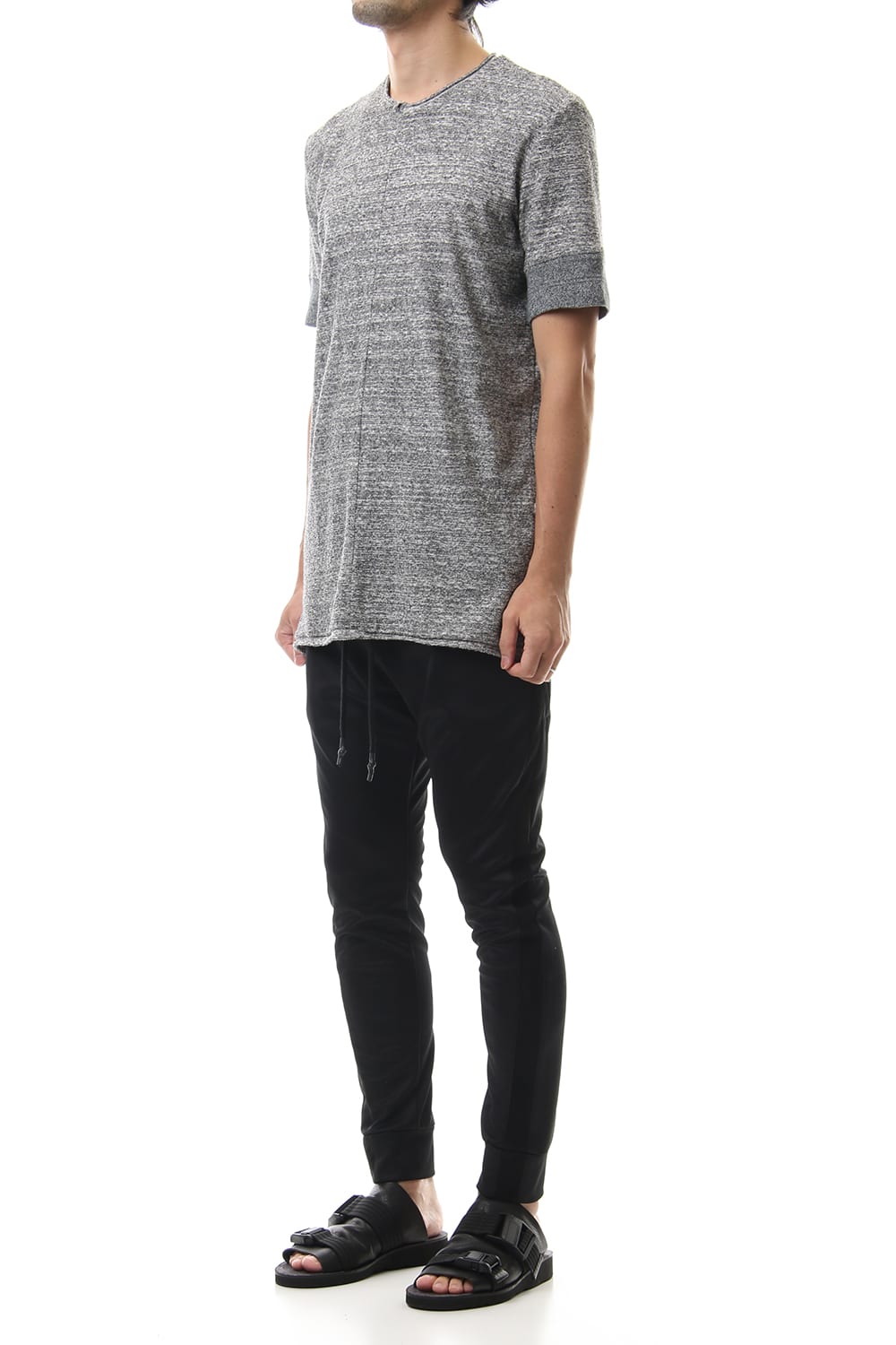 LEATHER LINE JERSEY Black