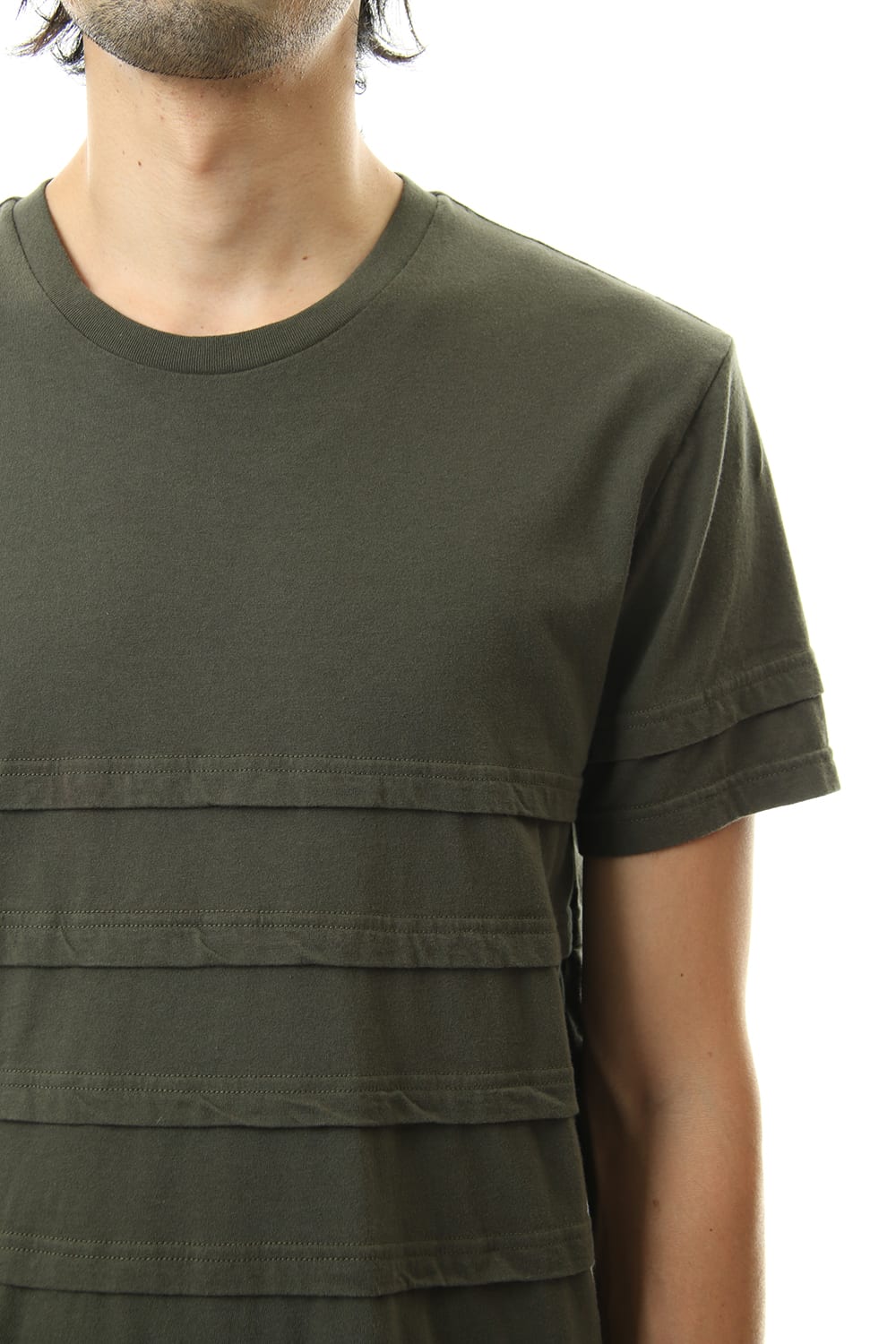 LAYERED BORDER-T Khaki