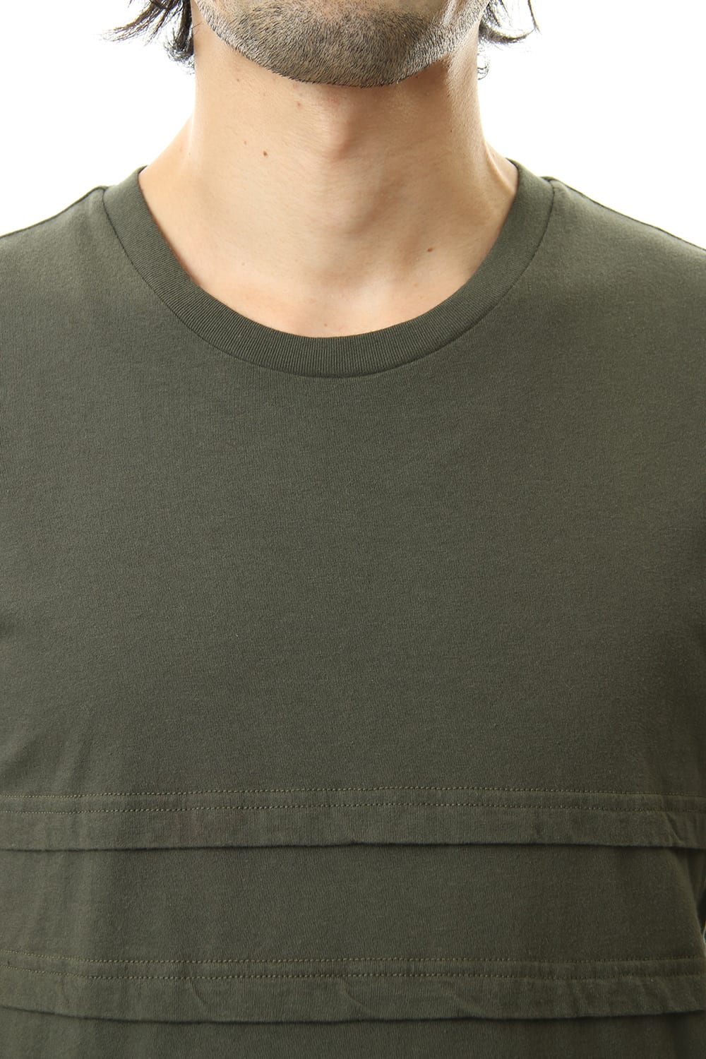 LAYERED BORDER-T Khaki