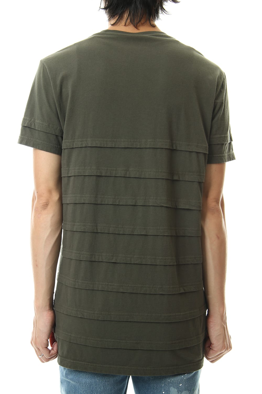 LAYERED BORDER-T Khaki
