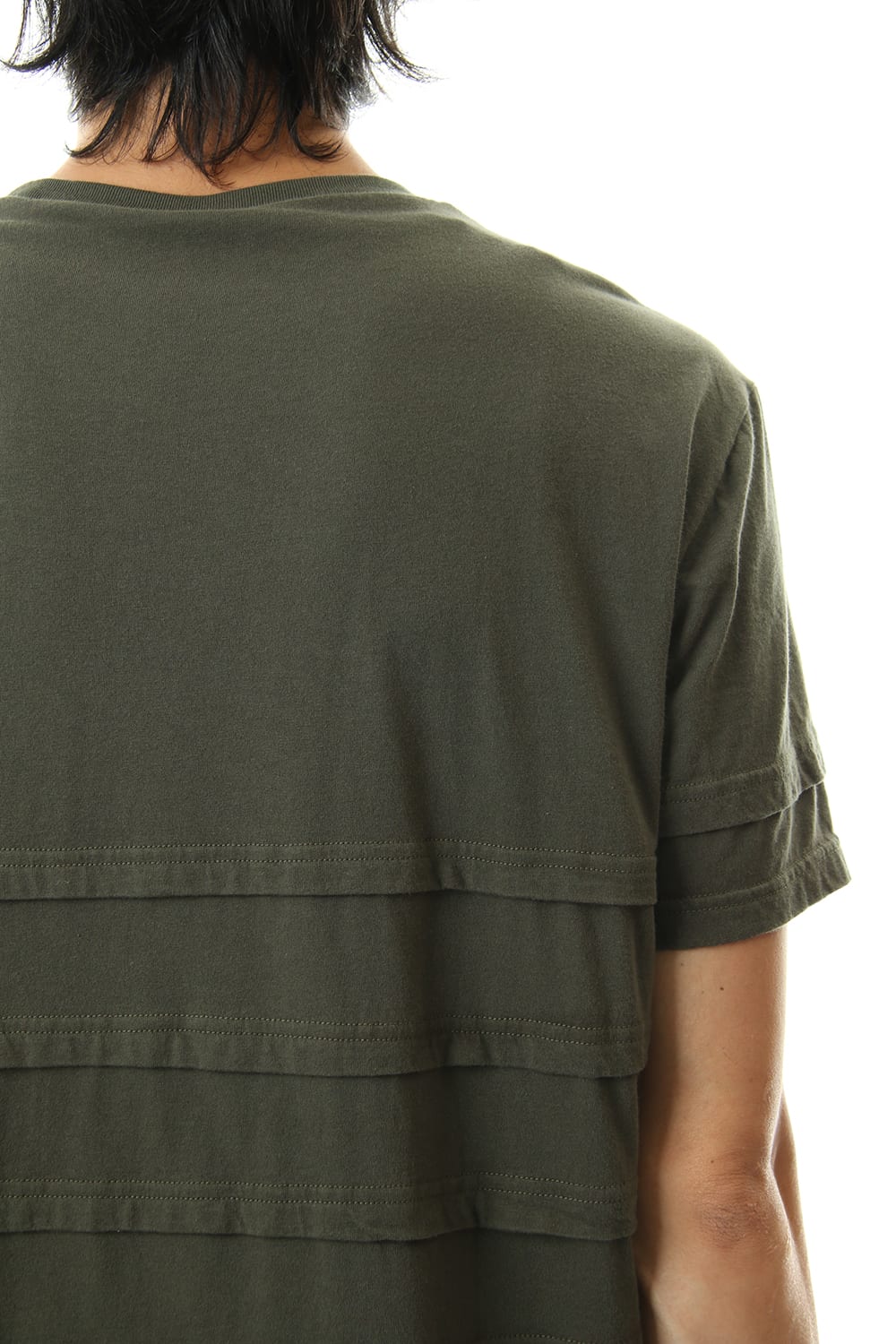 LAYERED BORDER-T Khaki