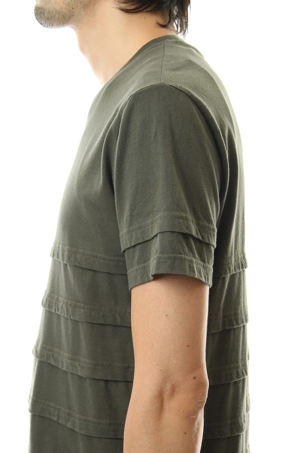LAYERED BORDER-T Khaki