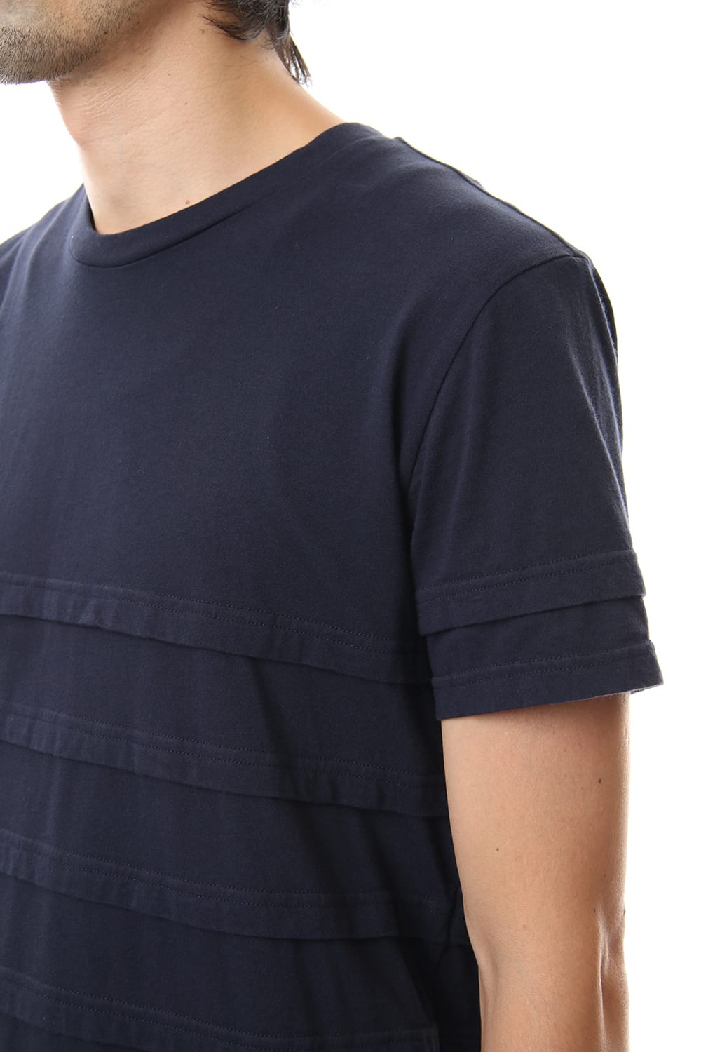 LAYERED BORDER-T Navy