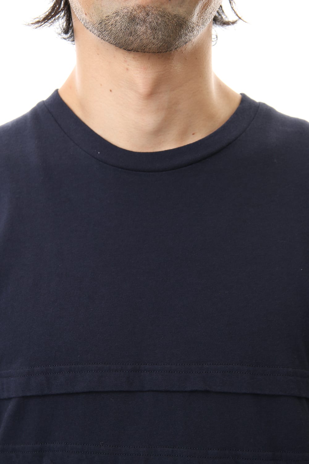 LAYERED BORDER-T Navy