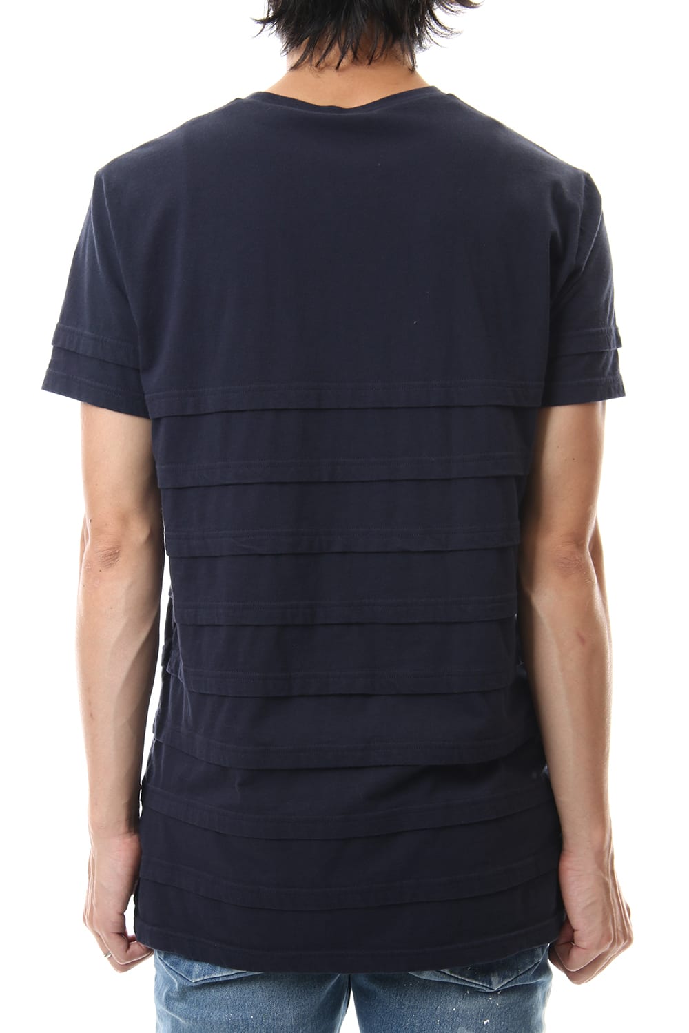LAYERED BORDER-T Navy