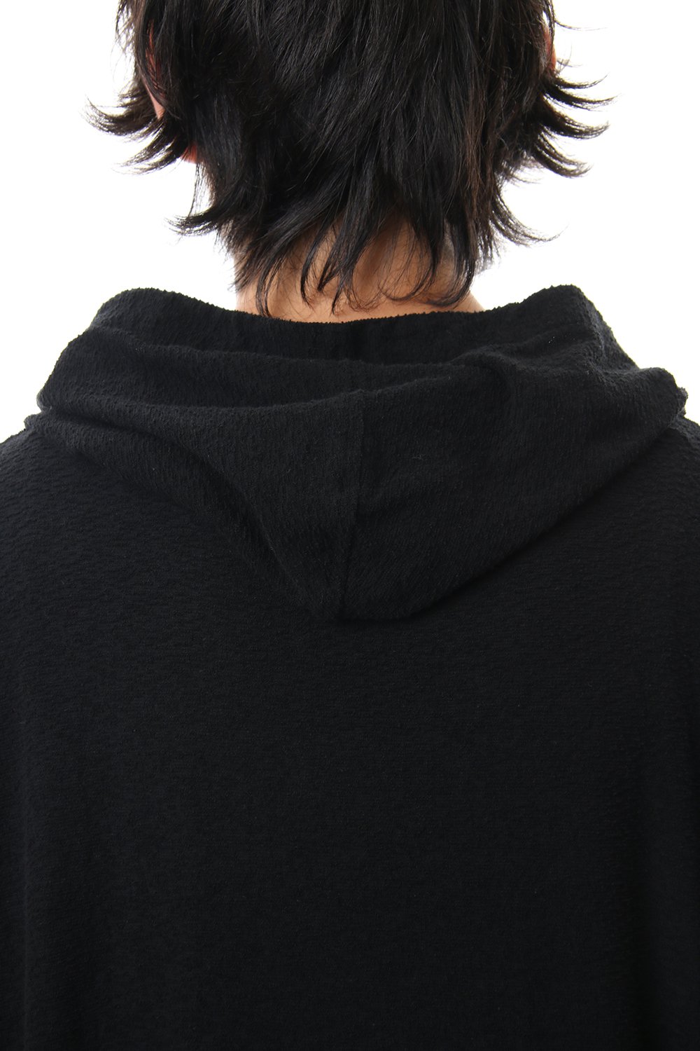 DROP VEST HOODIE Black