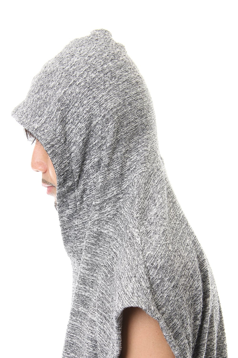 DROP VEST HOODIE T.Black