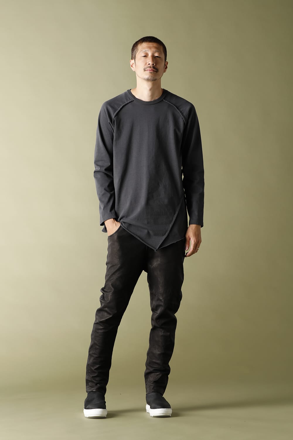 Raglan Seam L/S Osmium Gray