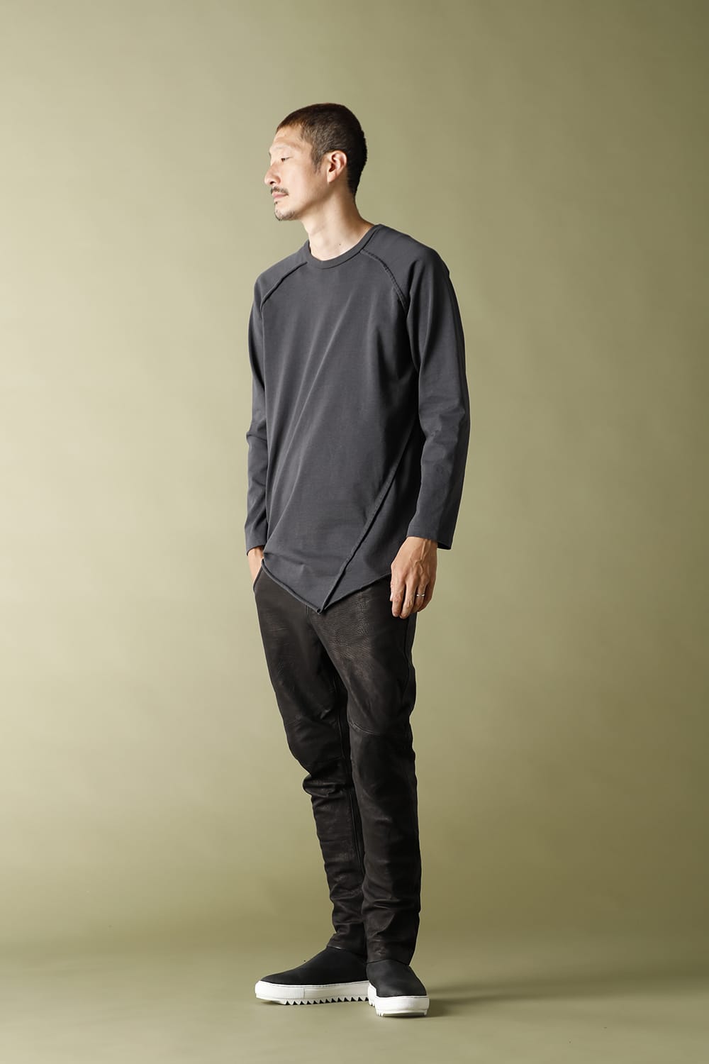 Raglan Seam L/S Osmium Gray