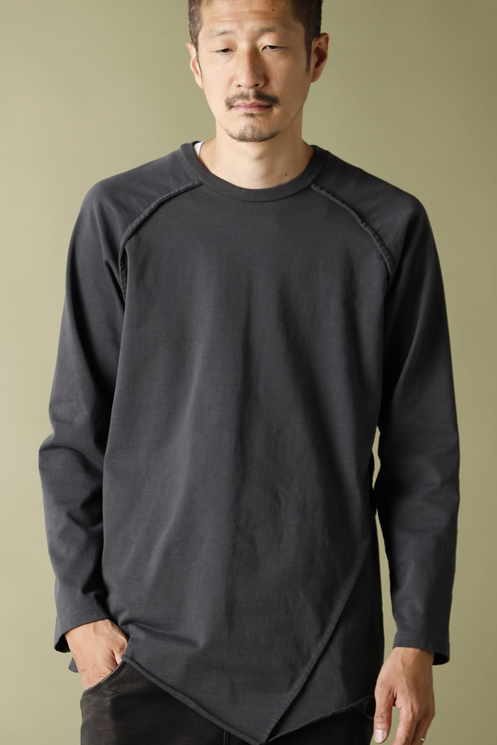 Raglan Seam L/S Osmium Gray