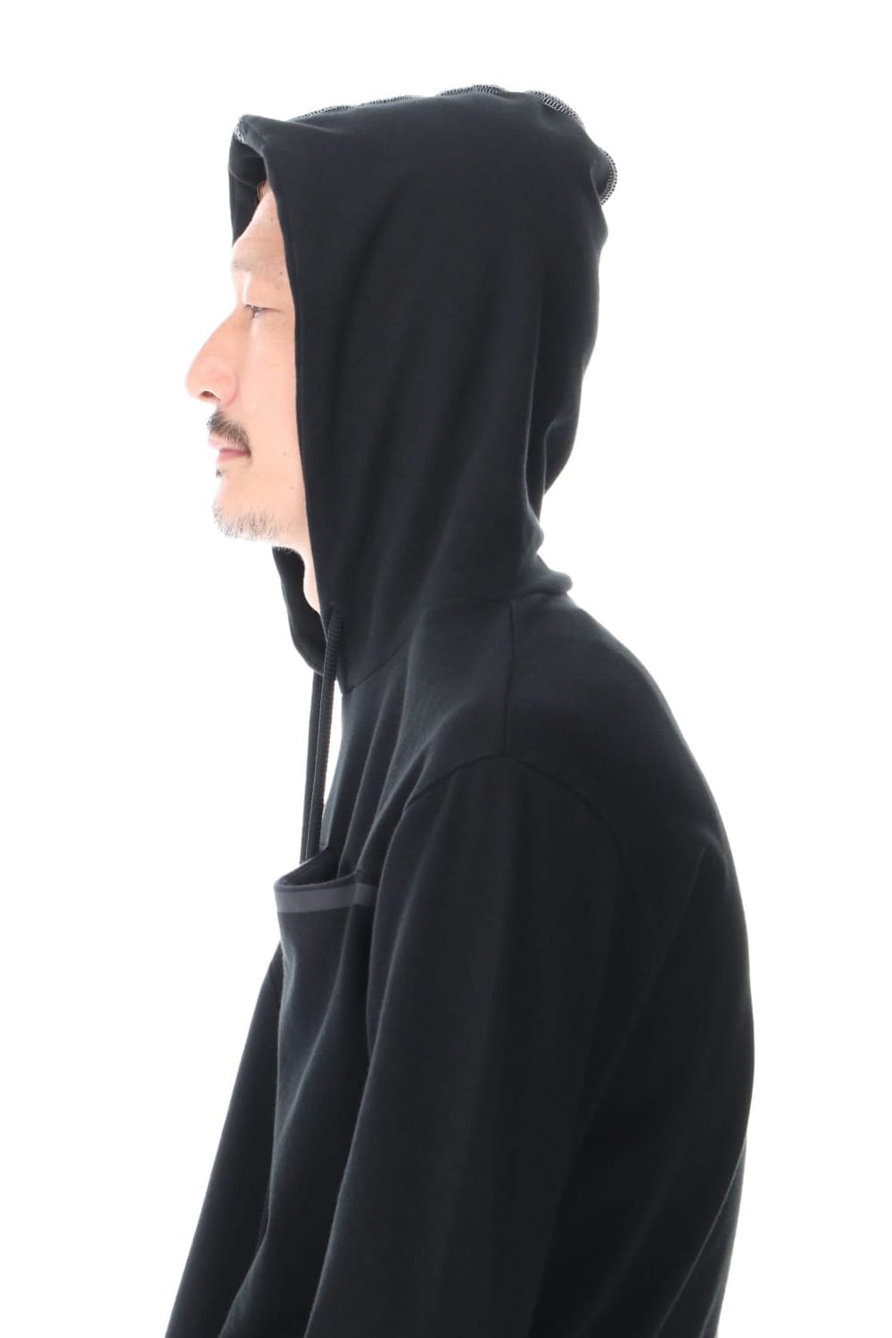 Layered Hoodie Black
