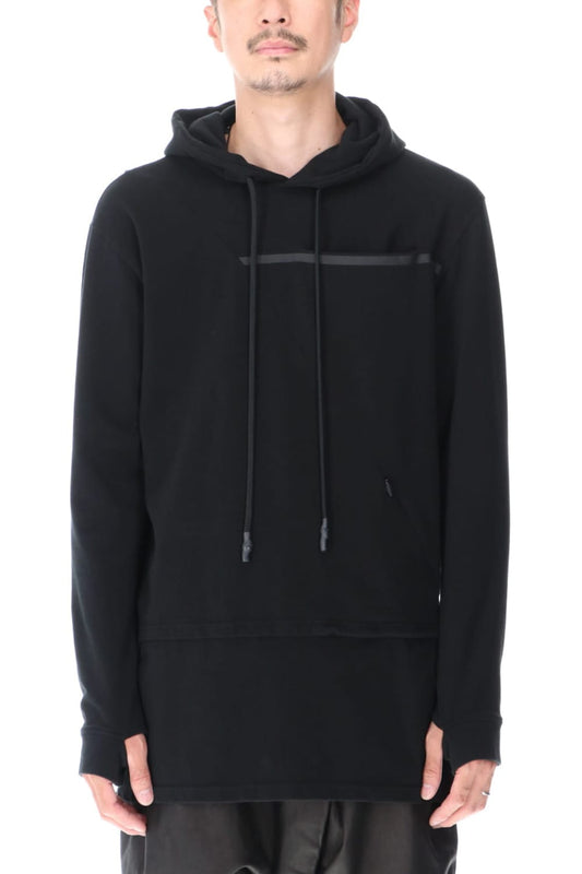 Layered Hoodie Black
