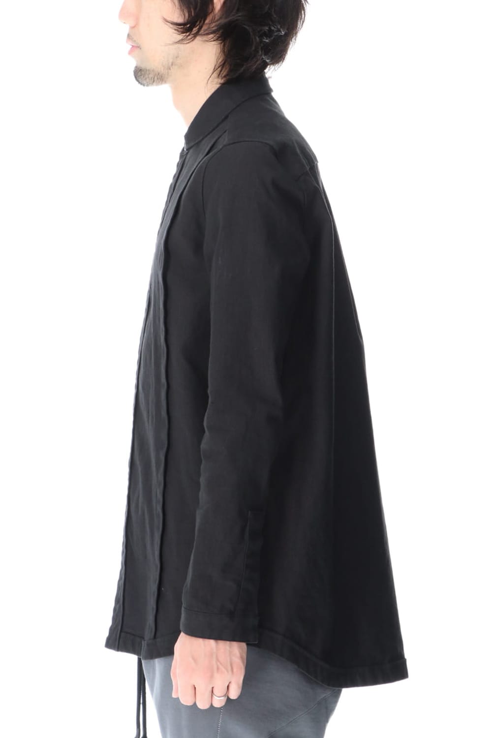 リネンジャージー シャツ