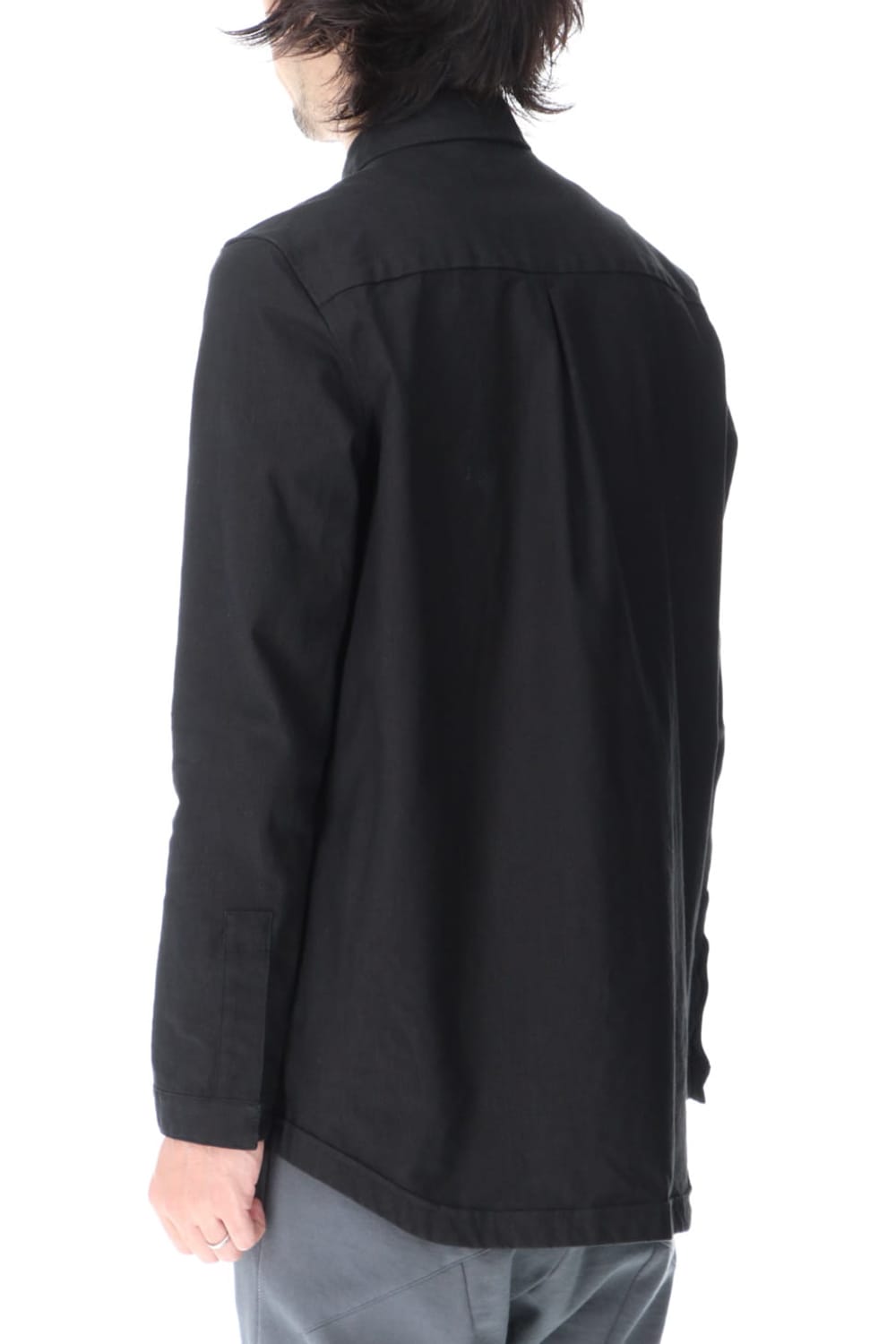 リネンジャージー シャツ