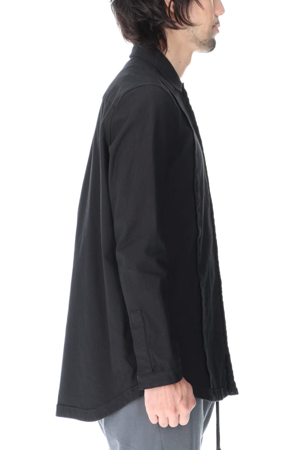 リネンジャージー シャツ