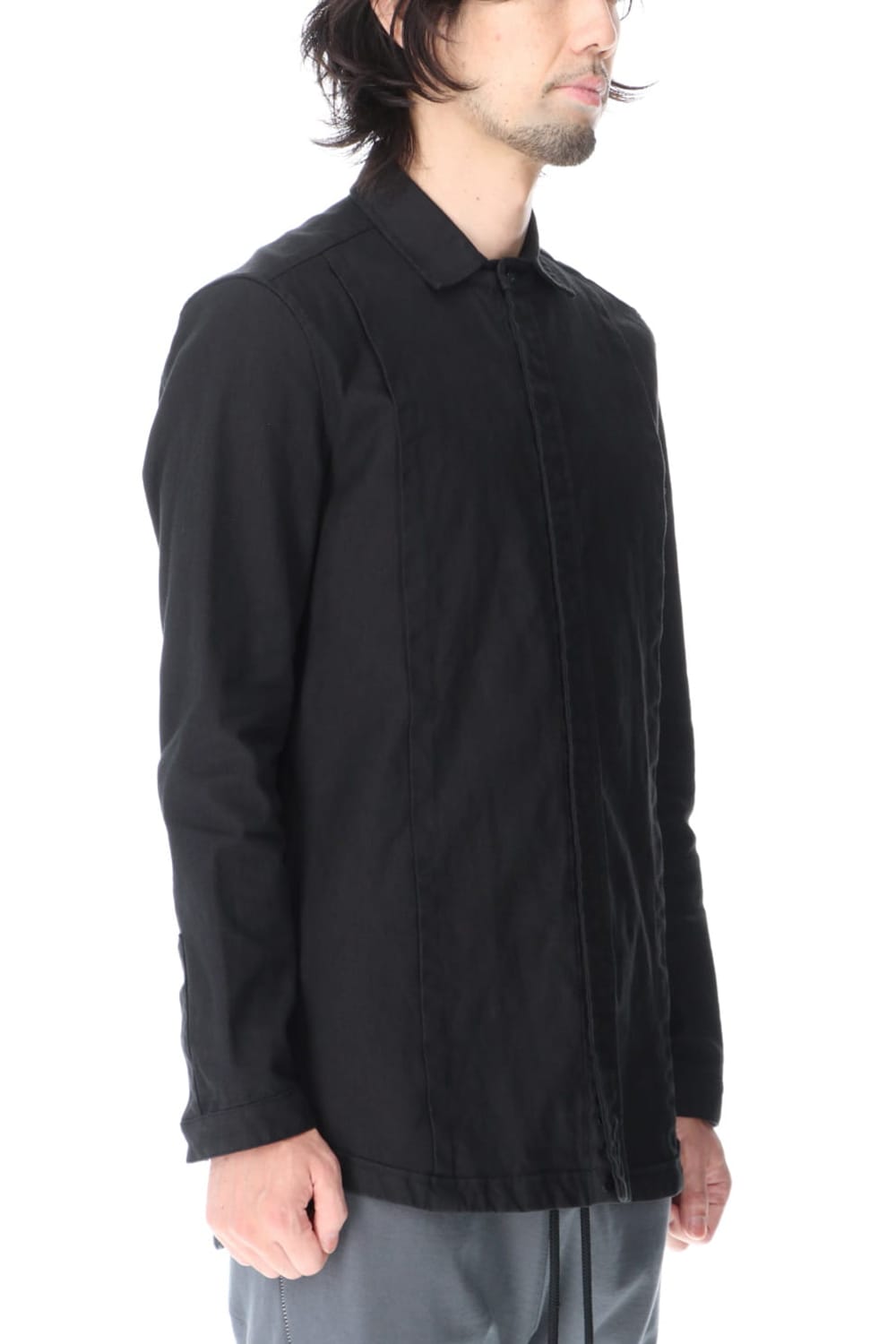 リネンジャージー シャツ