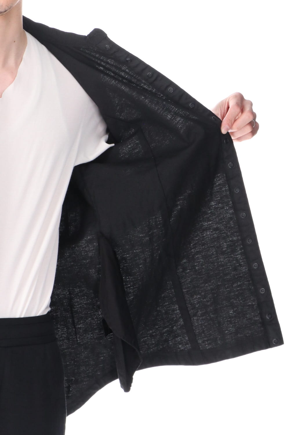 リネンジャージー シャツ