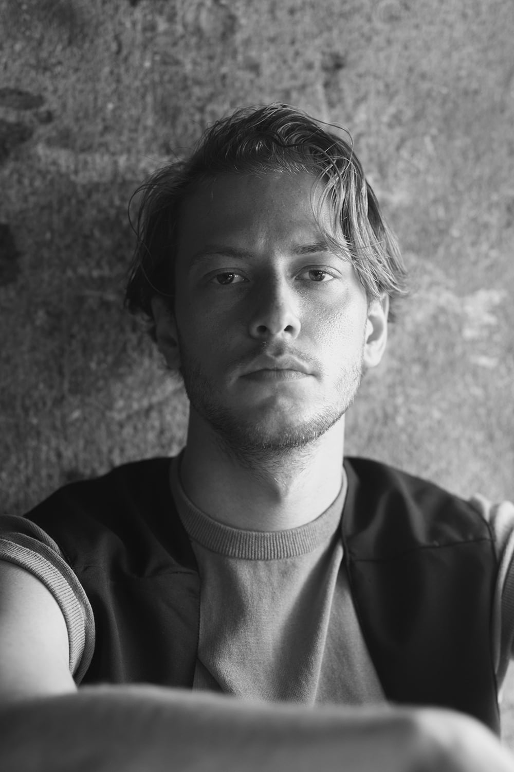 N/S Knit Jersey Gray Beige