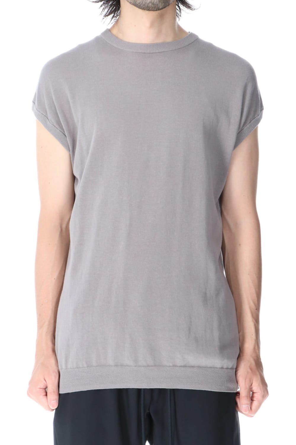 N/S Knit Jersey Gray Beige