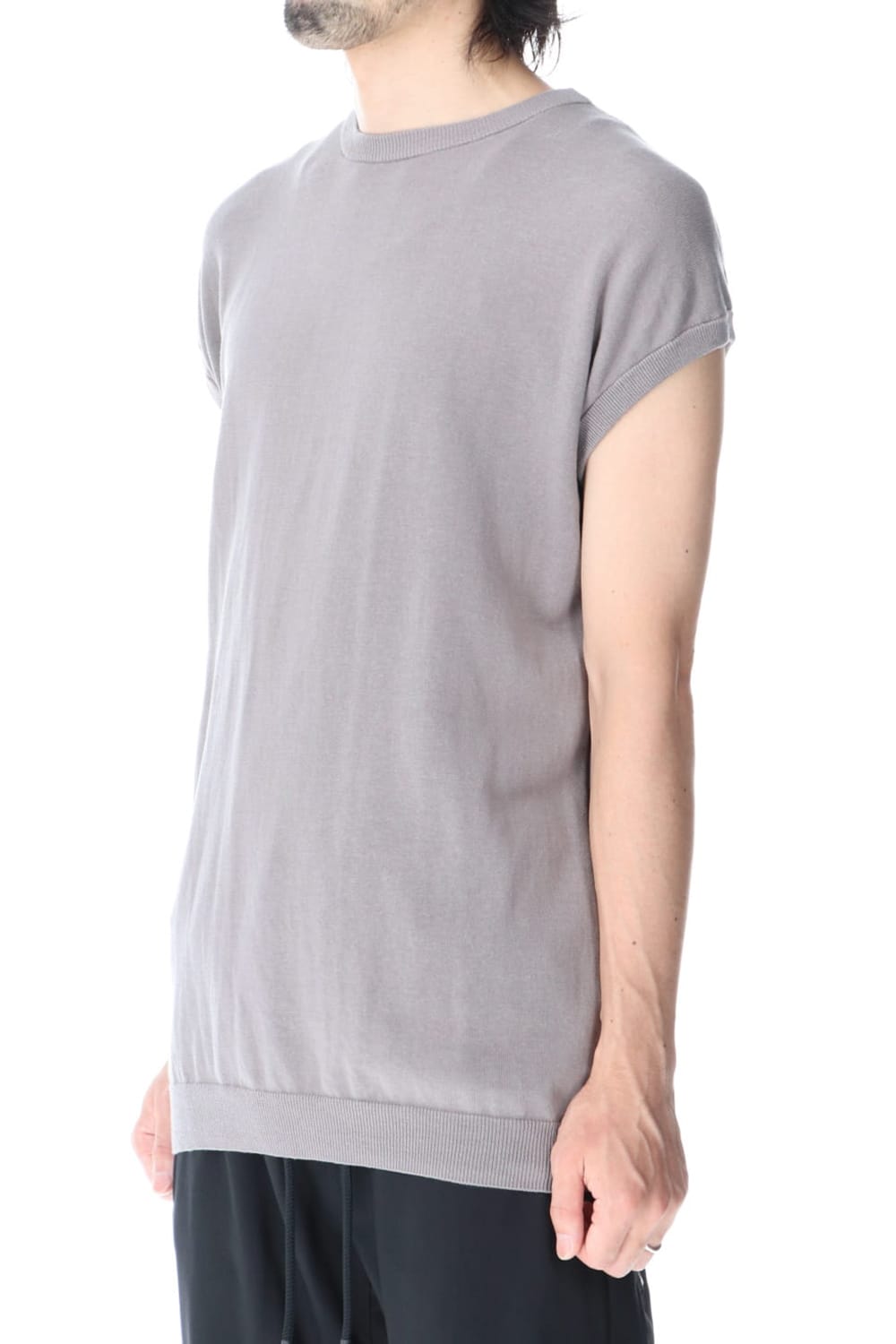 N/S Knit Jersey Gray Beige