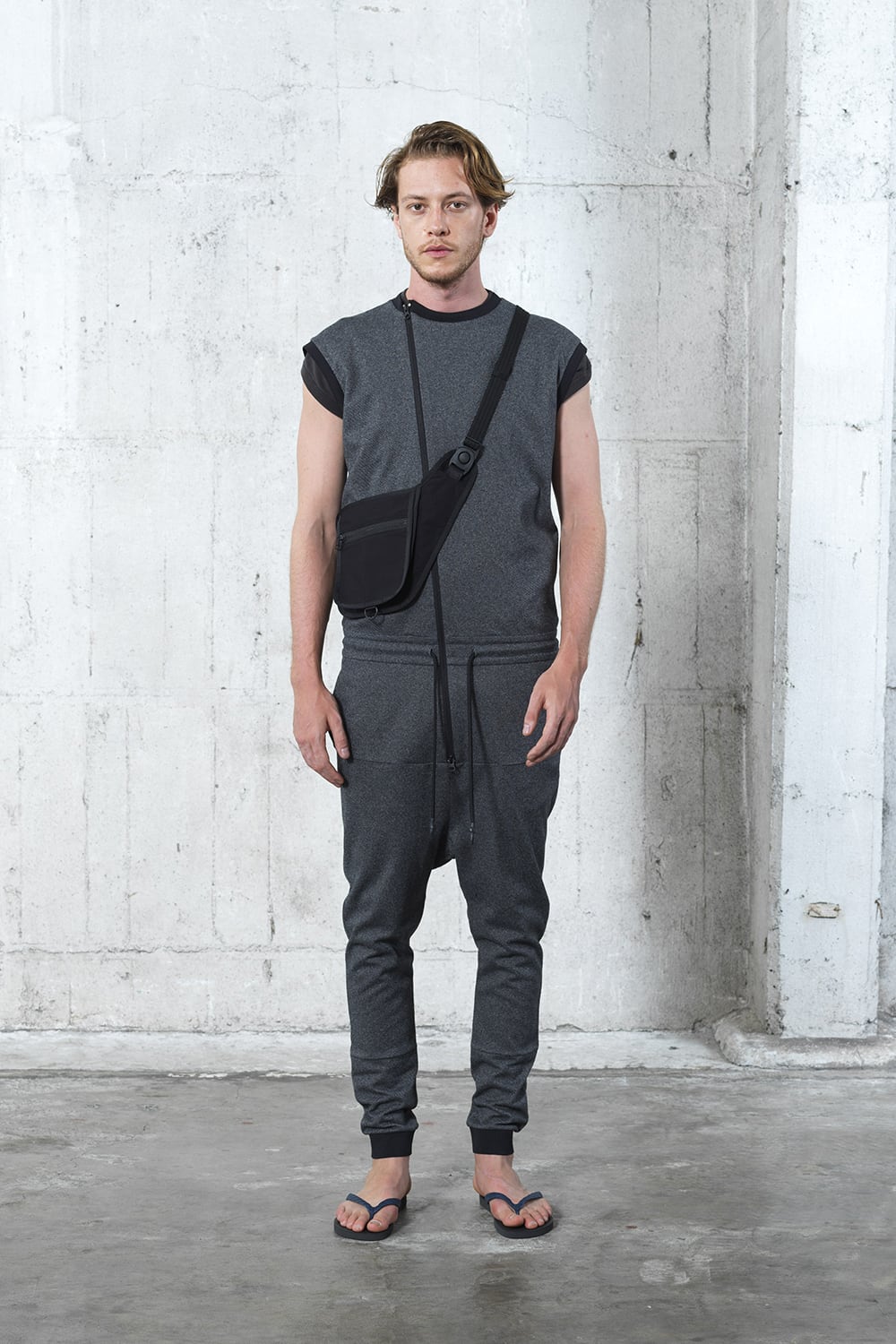 N/S Knit Jersey Solid Gray