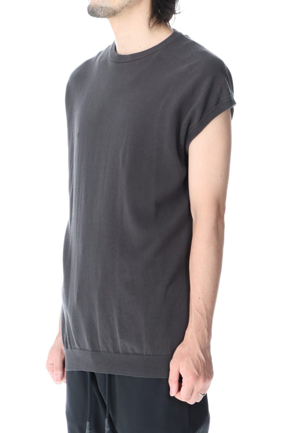 N/S Knit Jersey Solid Gray