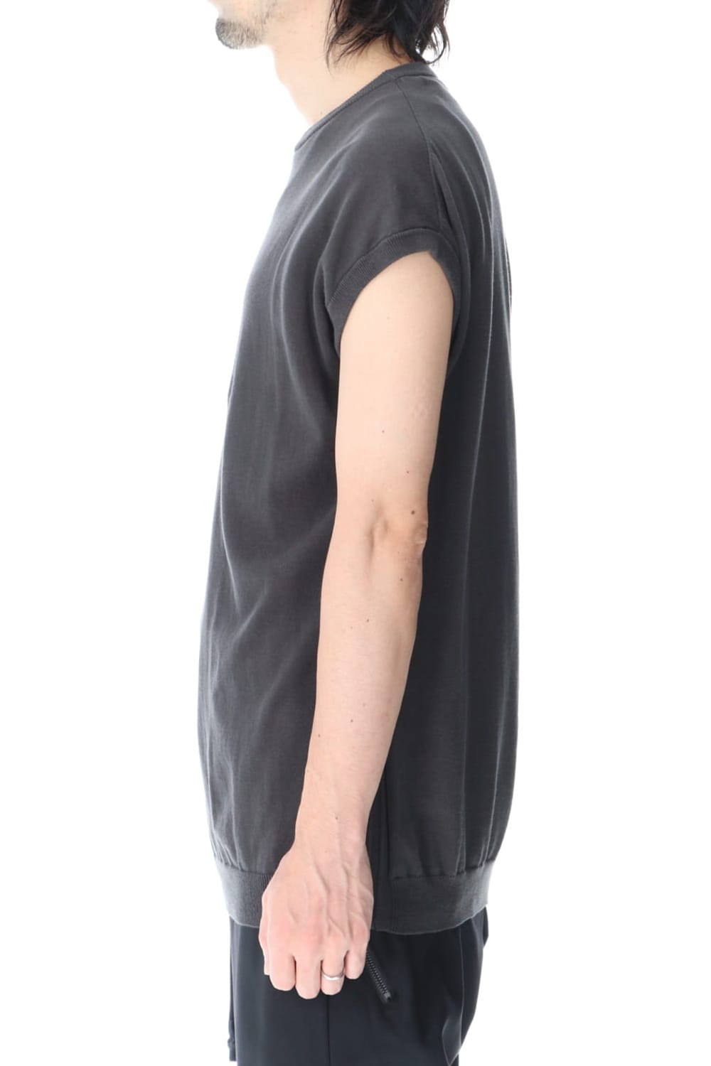 N/S Knit Jersey Solid Gray