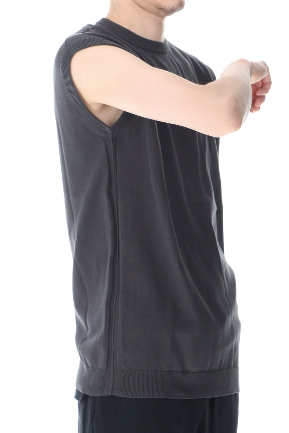 N/S Knit Jersey Solid Gray