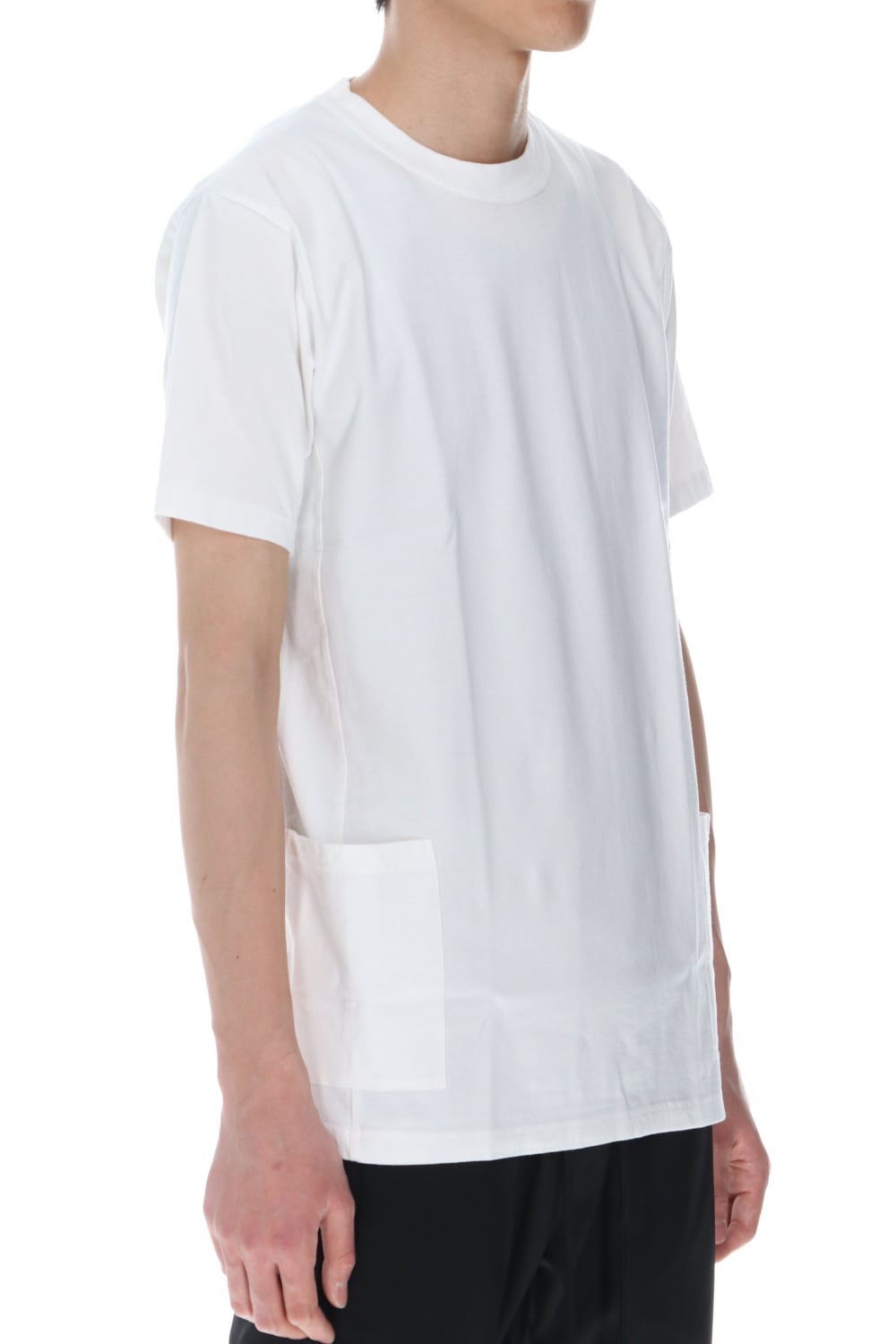 Side Pocket-T White