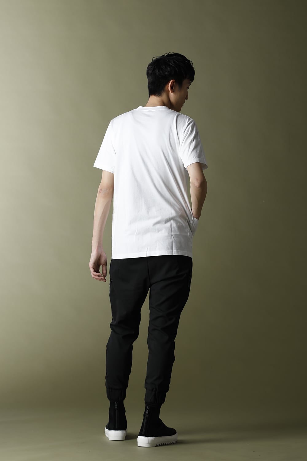 Side Pocket-T White