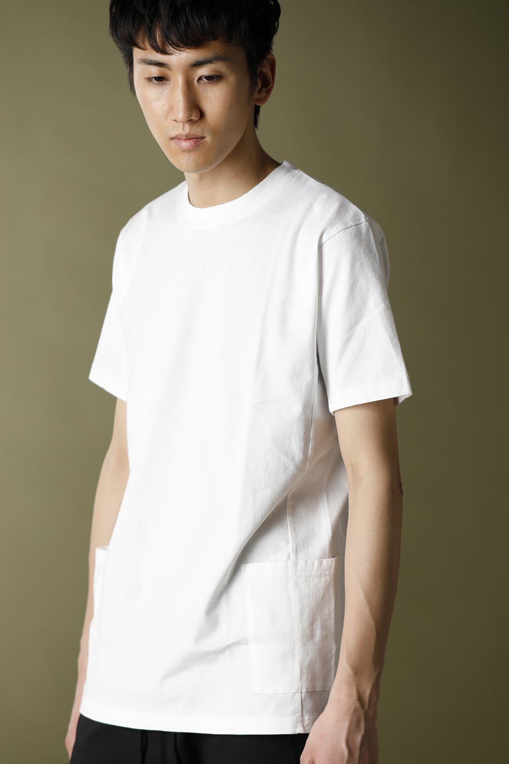 Side Pocket-T White