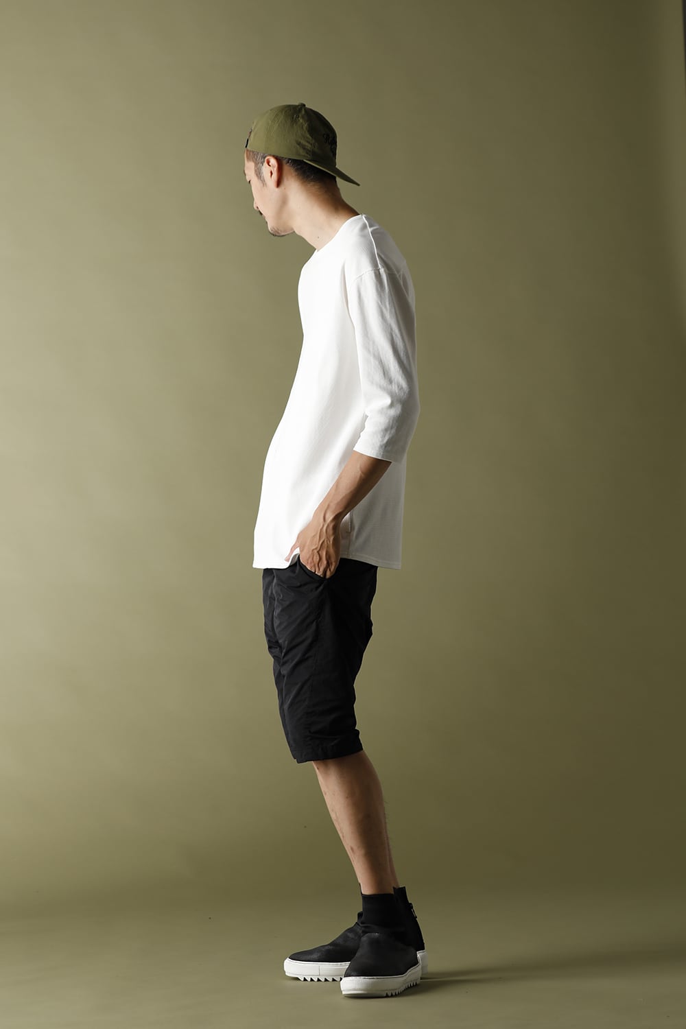 3/4 Side Pocket-T White