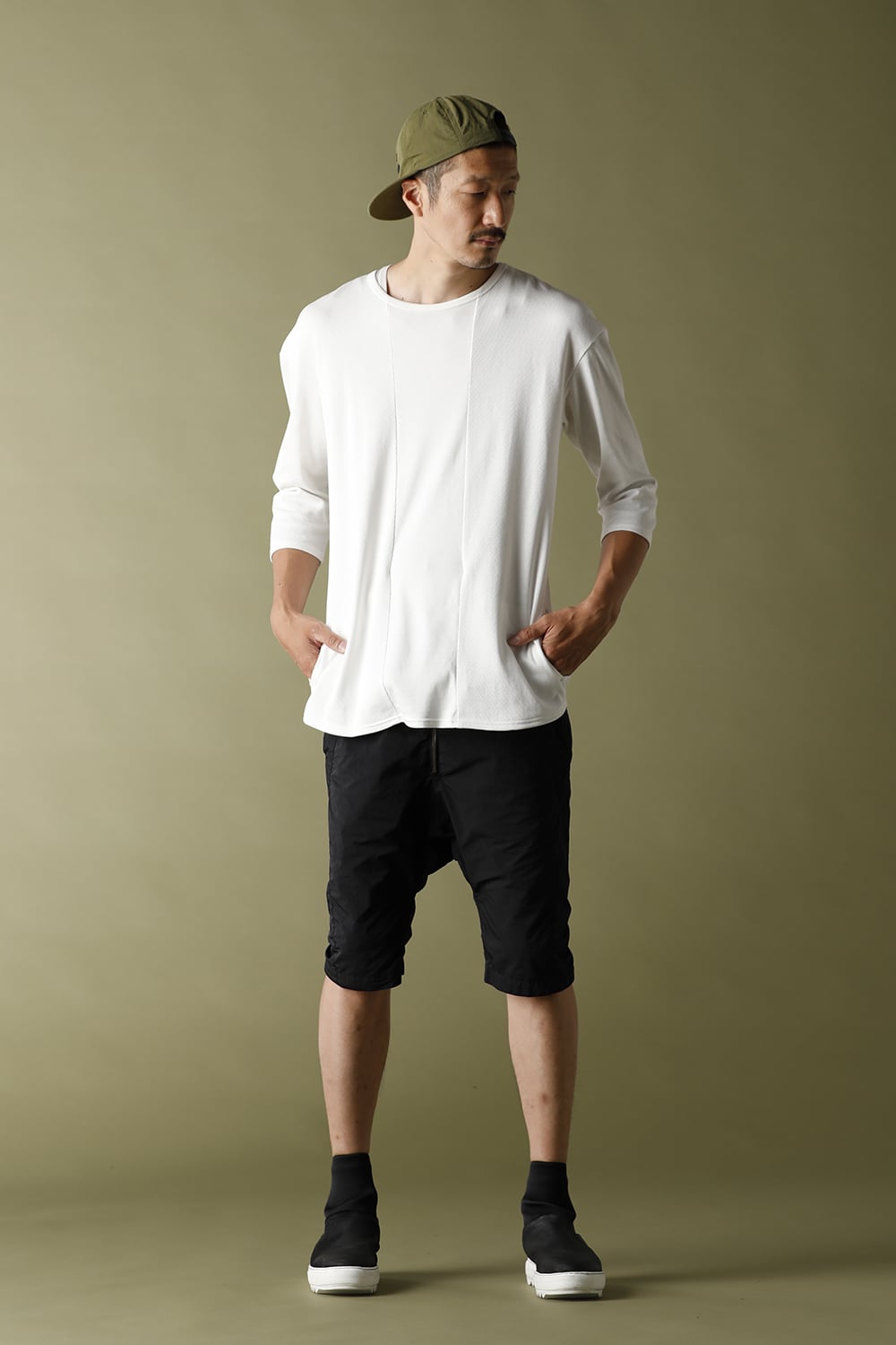 3/4 Side Pocket-T White