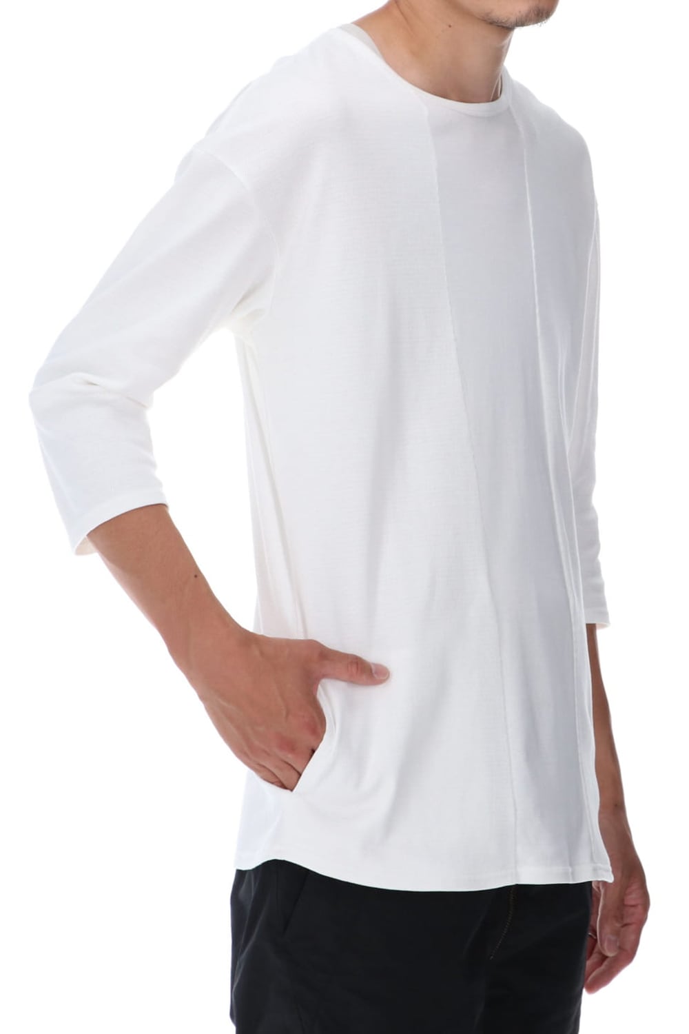 3/4 Side Pocket-T White