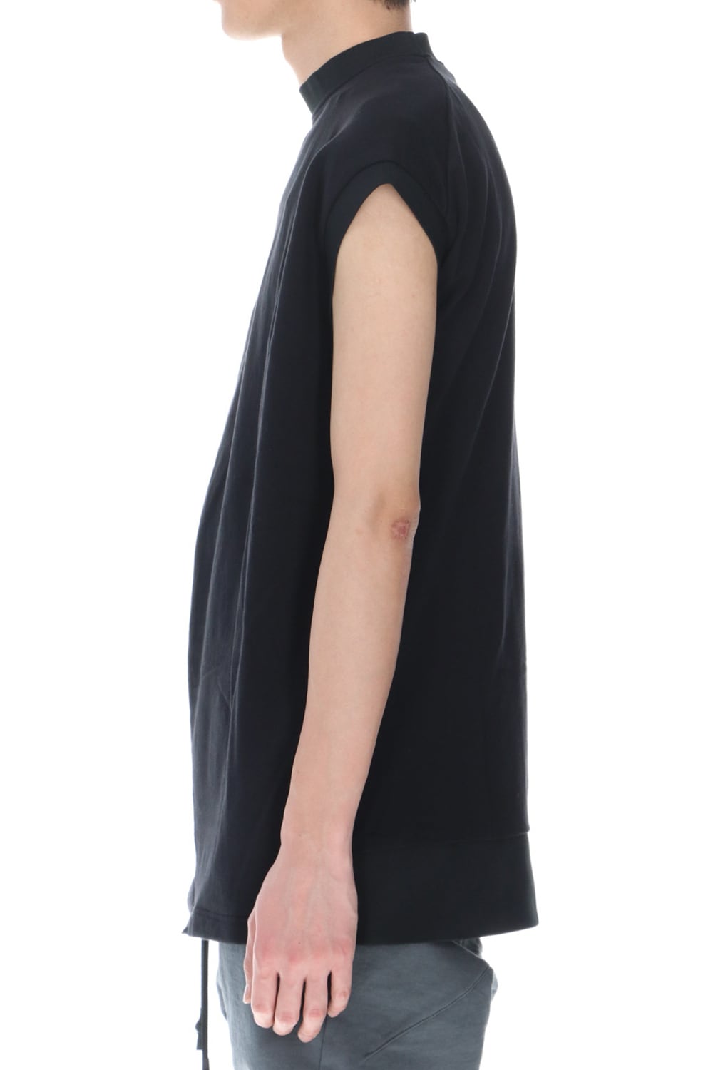 Cross jersey Vest Black