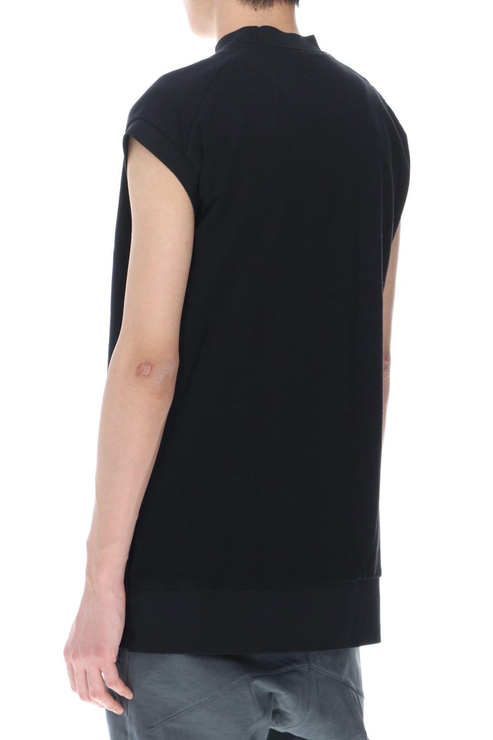 Cross jersey Vest Black