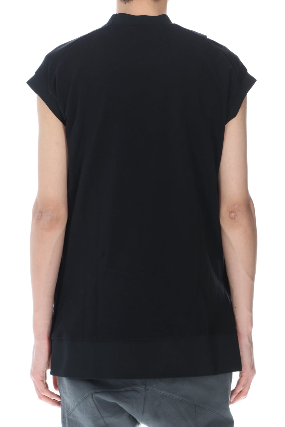 Cross jersey Vest Black