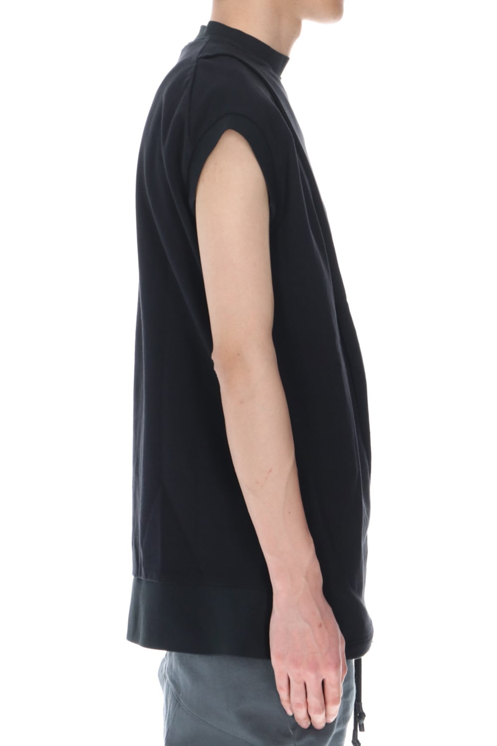 Cross jersey Vest Black