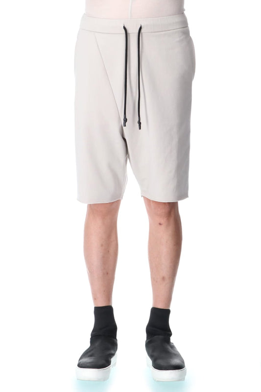Cross jersey Shorts Gray Beige