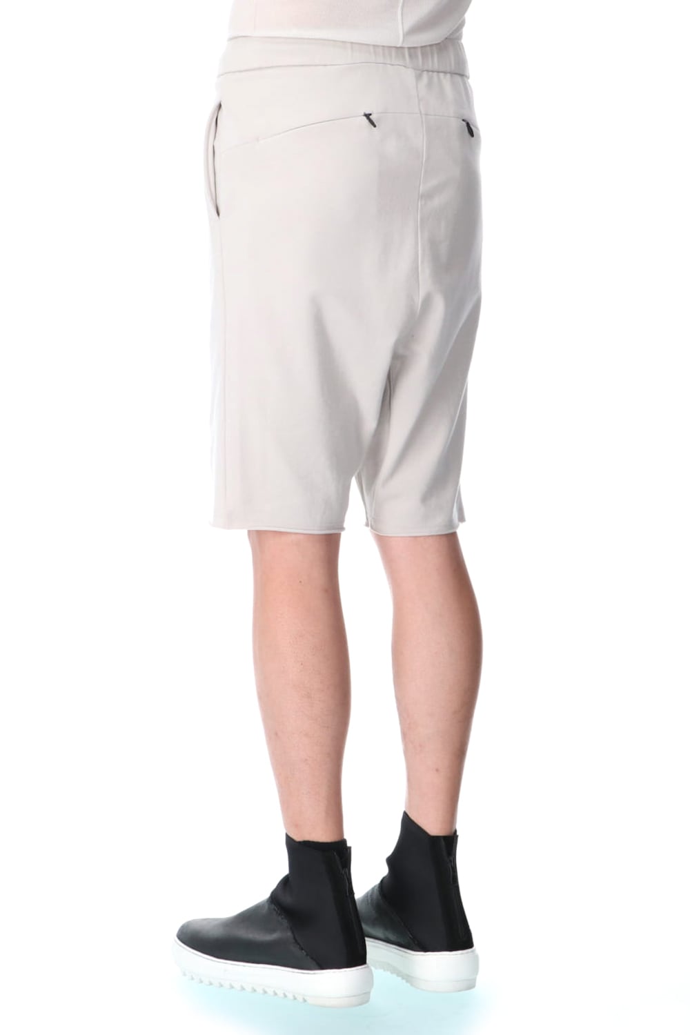 Cross jersey Shorts Gray Beige