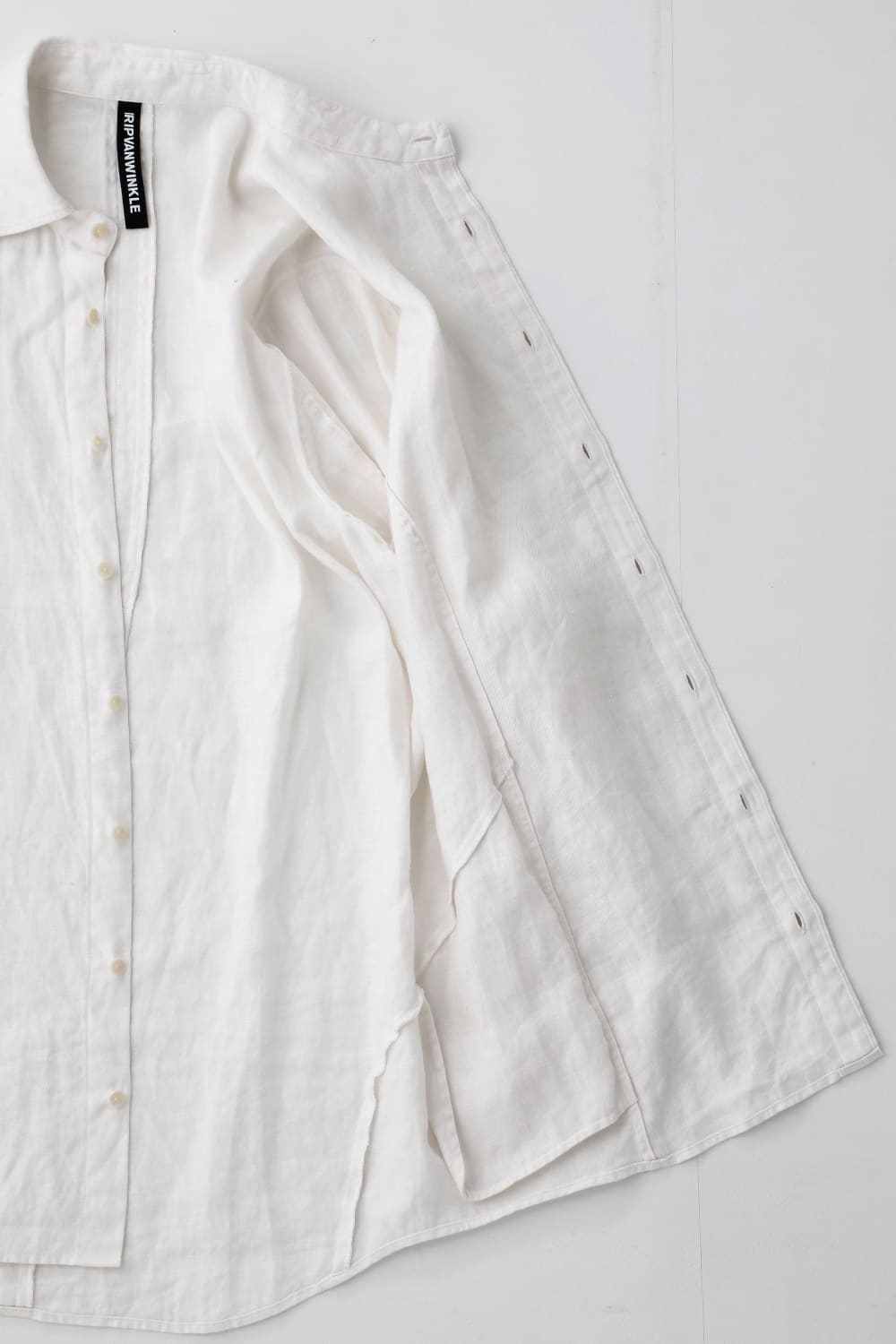 ソリッドシャツ Euro White