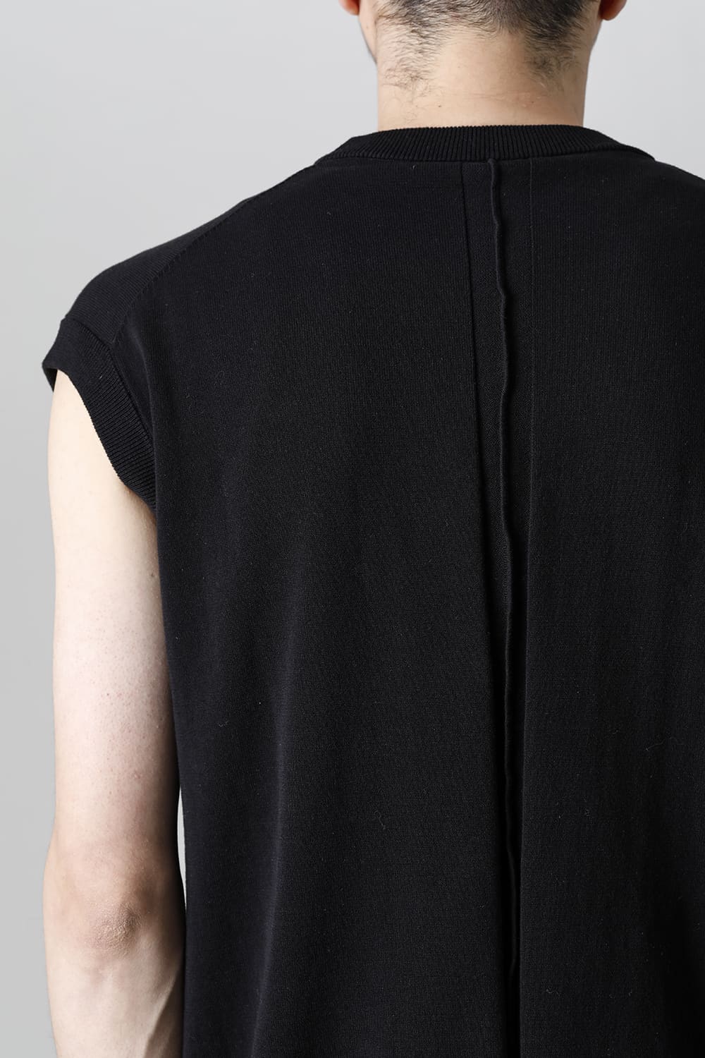 Cross Knit Jersey Black