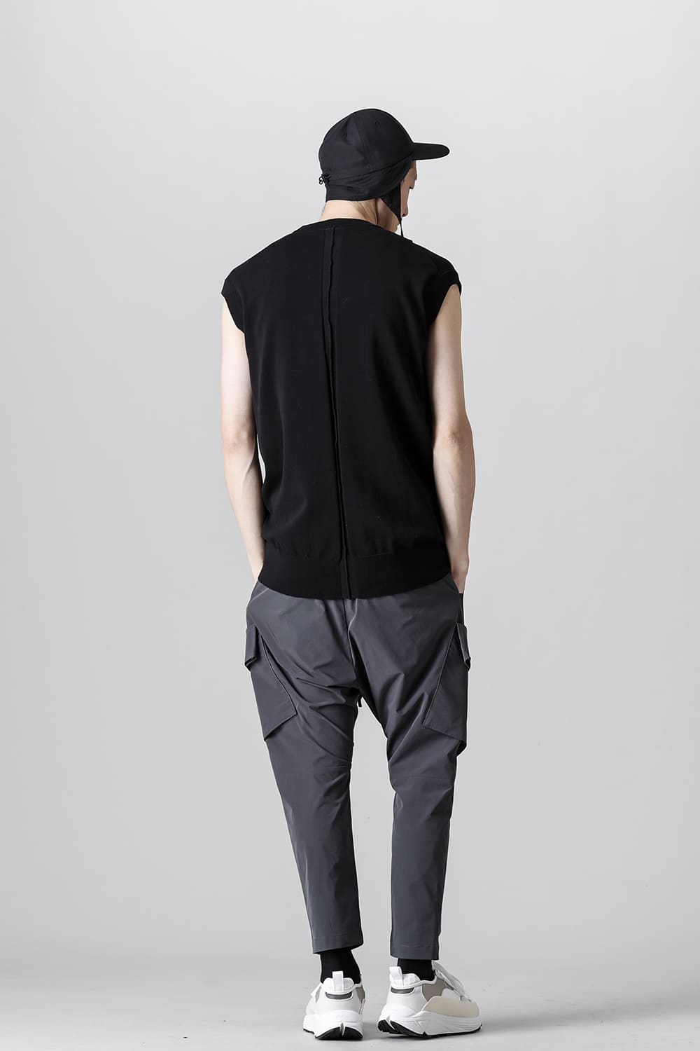 Cross Knit Jersey Black