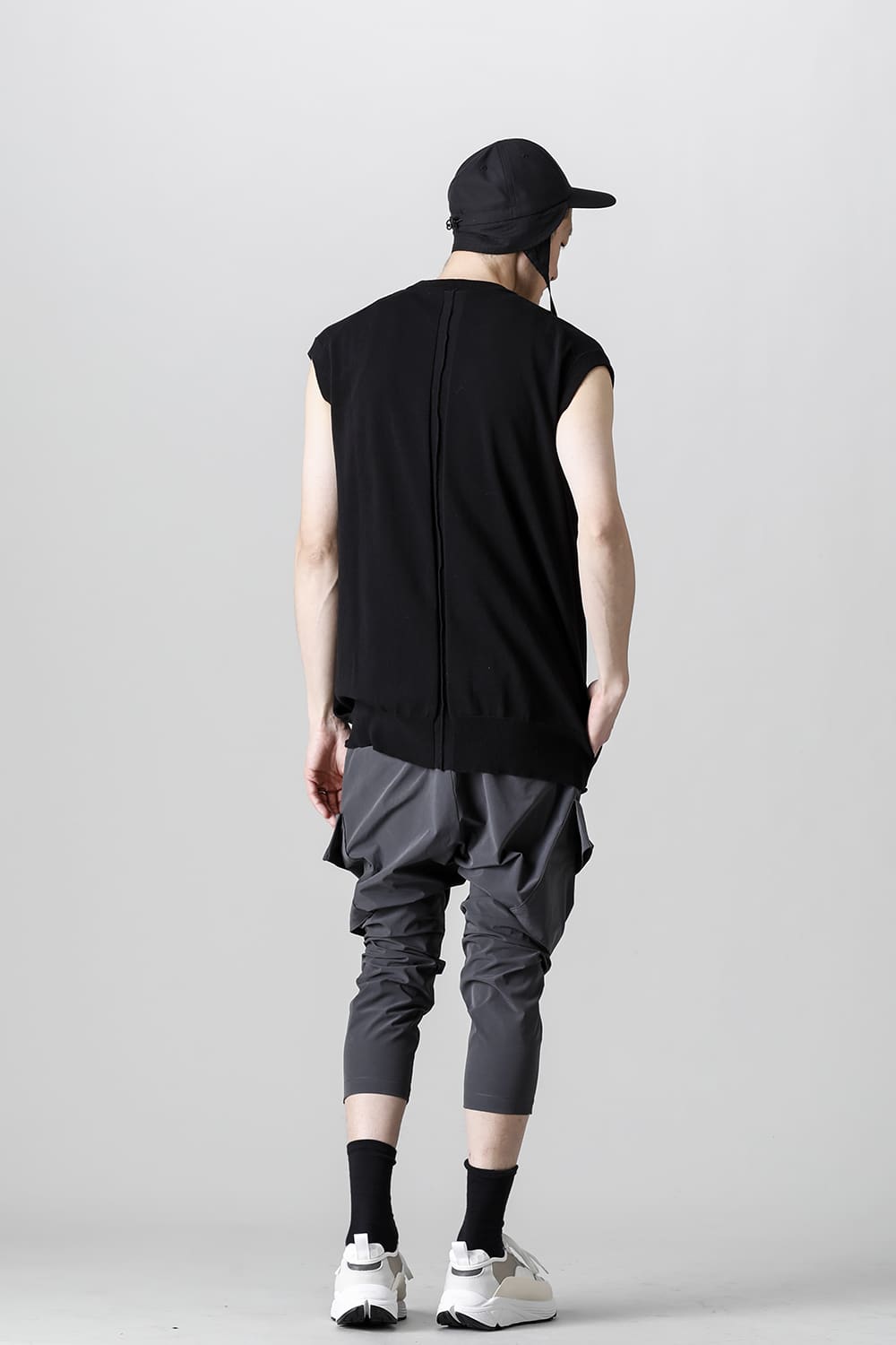 Cross Knit Jersey Black
