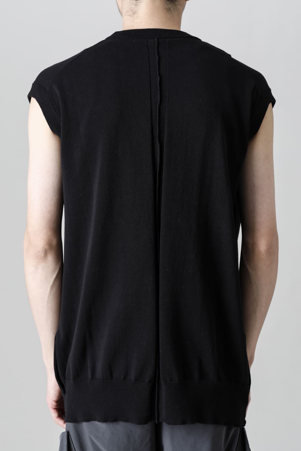 Cross Knit Jersey Black