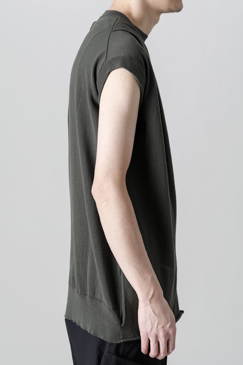 Cross Knit Jersey Khaki